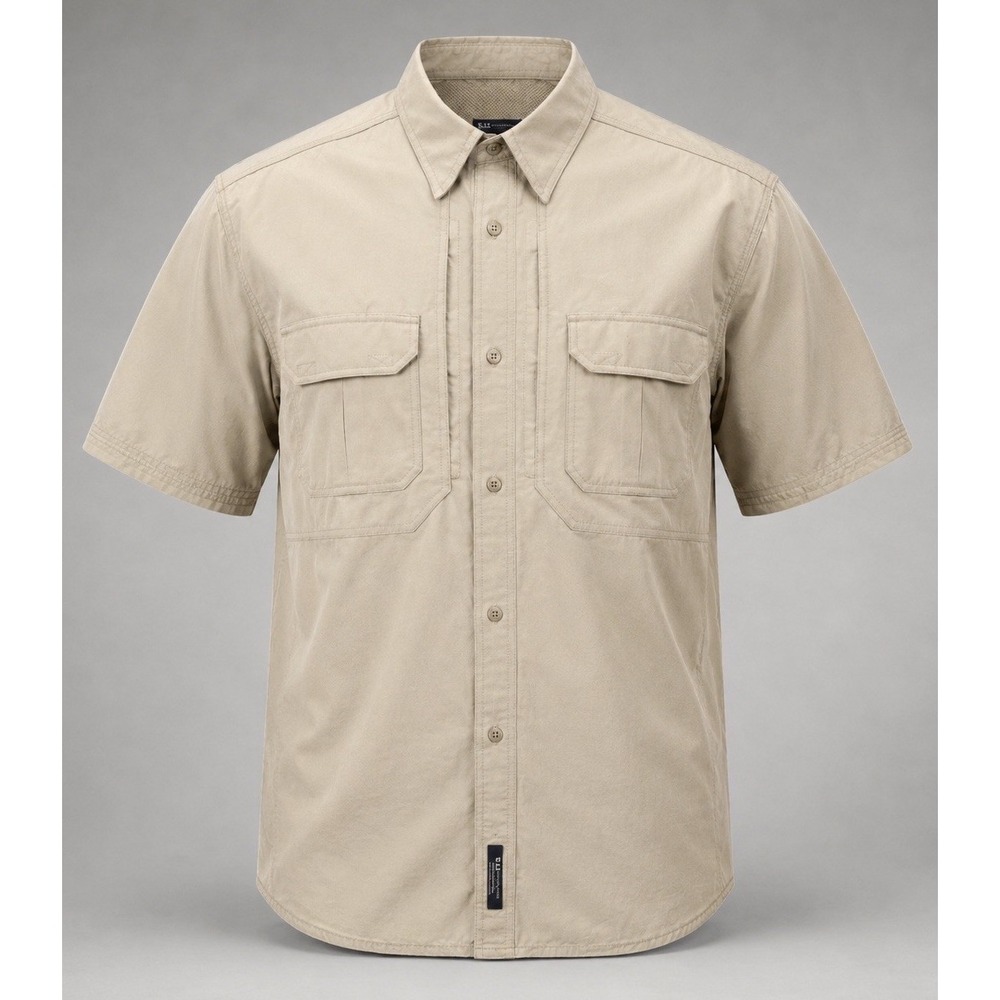 5.11 Tactical Shirt Mens XL Tall Regular Cotton Khaki Vented Workwear 71152T